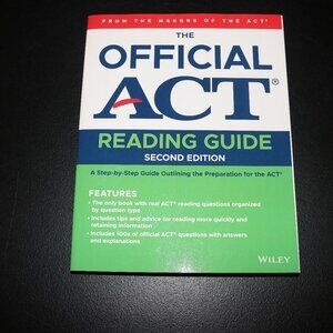This Official ACT Reading Guide by ACT 2nd edition 2021 like new